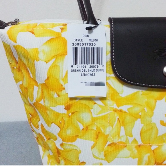 NWT Authentic Longchamp Limited Darshan Floral Bag - Picture 4 of 7